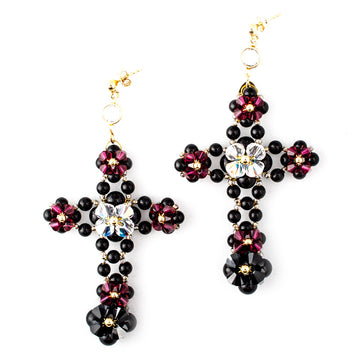 'Cross Desire' Earrings